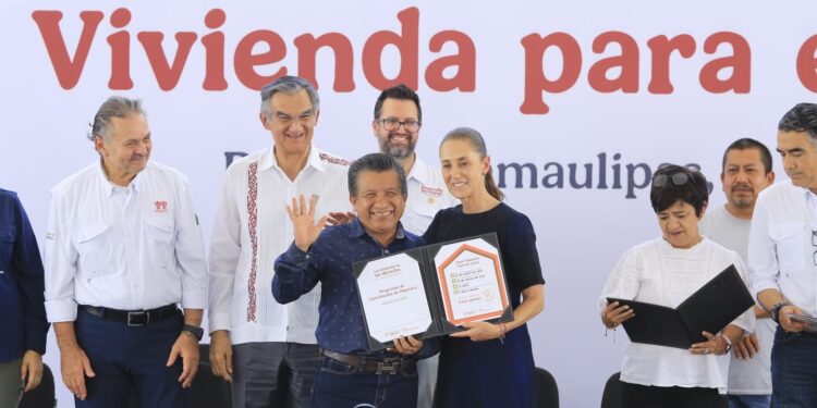 Inicia Claudia Sheinbaum gira por Tamaulipas con entrega de viviendas en Reynosa