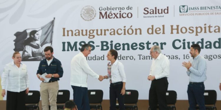 Inaugura Claudia Sheinbaum Hospital General de Ciudad Madero; brindará atención médica para 538 mil personas