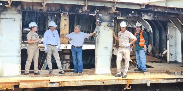 Avanza incorporación del ex-buque Otomí al Sistema Arrecifal Artificial de Tamaulipas