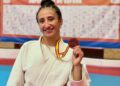 Conquista tamaulipeca Frida Maya bronce en la Super Copa de España de Judo