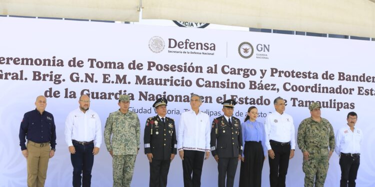 Reconoce Américo labor de la Guardia Nacional en Tamaulipas; atestigua llegada del nuevo coordinador estatal