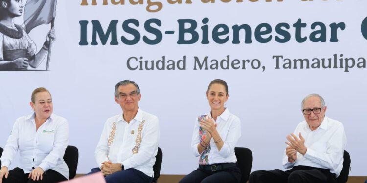 Inaugura Claudia Sheinbaum Hospital General de Ciudad Madero; brindará atención médica para 538 mil personas