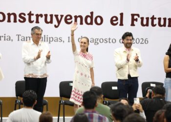 Se reúne Claudia Sheinbaum con jóvenes tamaulipecos: son el eje central del presente