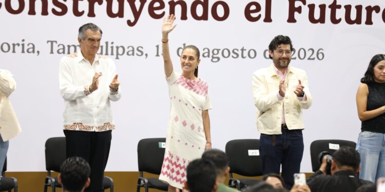 Se reúne Claudia Sheinbaum con jóvenes tamaulipecos: son el eje central del presente