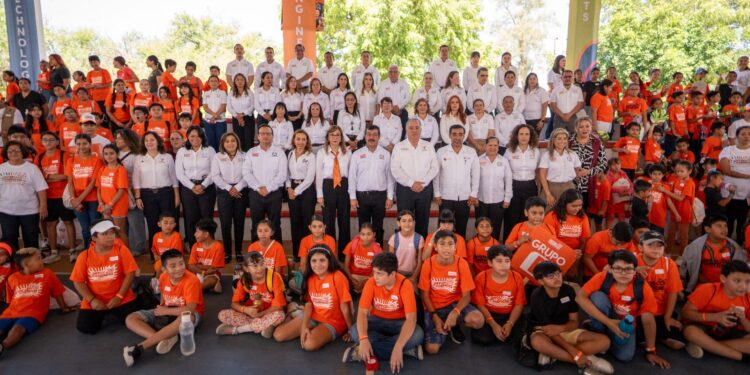 Inaugura el rector Dámaso Anaya campamento científico infantil de la UAT en el Campus Victoria