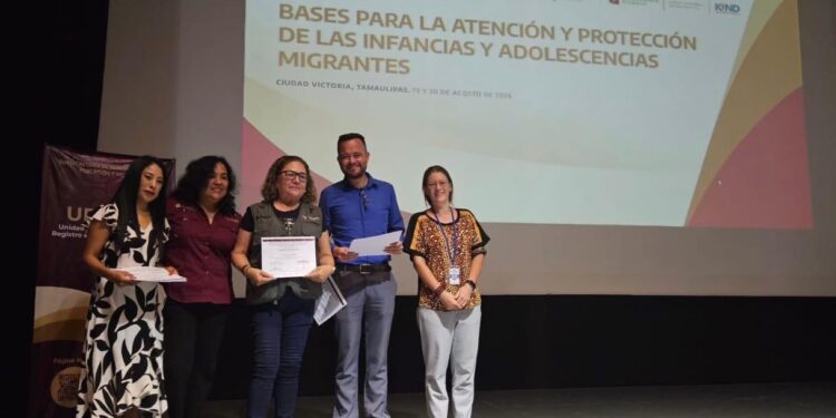 Es Tamaulipas, referente nacional en capacitación para la protección de la niñez migrante