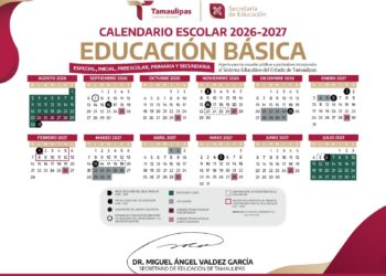 Cumplirá Tamaulipas con el calendario escolar de 185 días