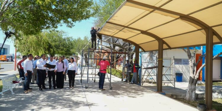 Contará la UAT con más y mejores edificios e infraestructura en Nuevo Laredo. El rector supervisó obras en la frontera