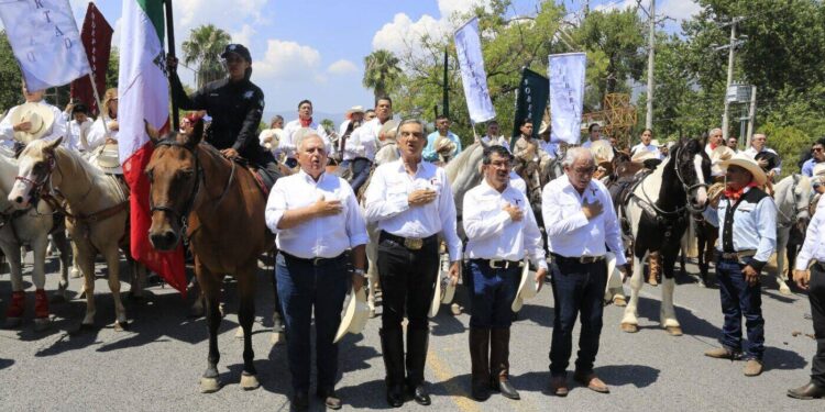 Tamaulipas cabalga unido por la soberanía y la transformación de México