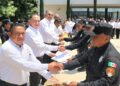Entrega SSPT constancias a egresados del 22 escalón de Medicina Táctica Policial