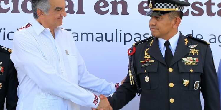 Reconoce Américo labor de la Guardia Nacional en Tamaulipas; atestigua llegada del nuevo coordinador estatal