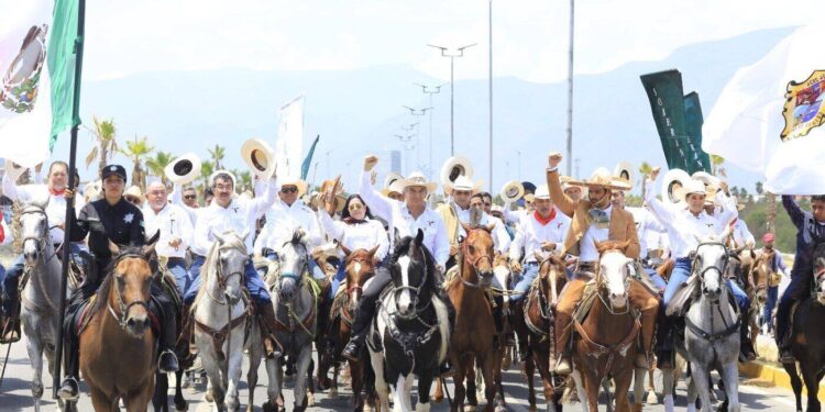 Tamaulipas cabalga unido por la soberanía y la transformación de México
