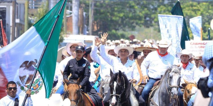 Tamaulipas cabalga unido por la soberanía y la transformación de México