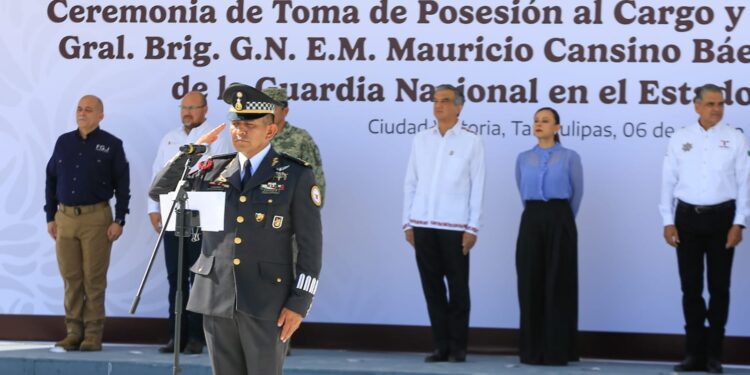 Reconoce Américo labor de la Guardia Nacional en Tamaulipas; atestigua llegada del nuevo coordinador estatal