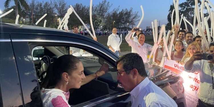 Da la UAT cálida bienvenida a la presidenta Claudia Sheinbaum en el Campus Tampico