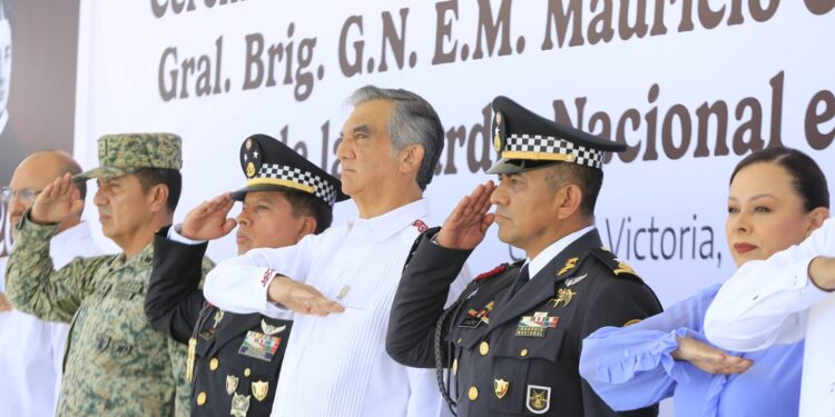 Reconoce Américo labor de la Guardia Nacional en Tamaulipas; atestigua llegada del nuevo coordinador estatal