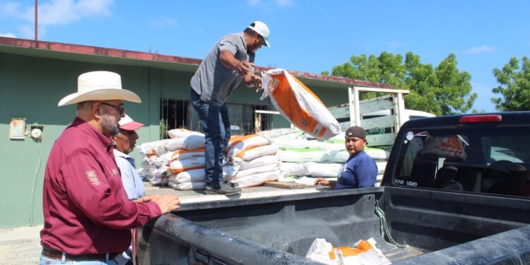 Llega apoyo nutricional a ganaderos de González
