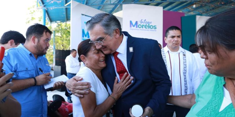 Impulsa Américo conectividad y abasto de agua en Nuevo Morelos
