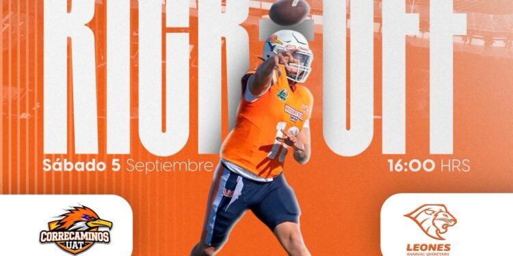 Correcaminos UAT abre temporada ONEFA 2026 en casa ante Leones Anáhuac Querétaro
