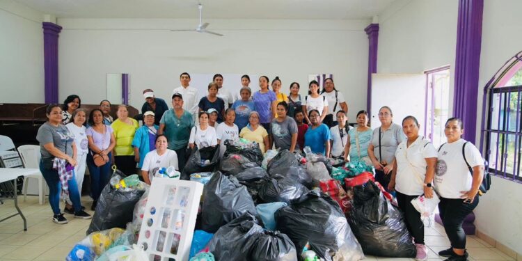 Con la recolección de dos toneladas de plástico, arranca SEDENER la campaña para la Economía Circular en Tamaulipas