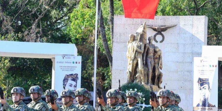 Conmemora Tamaulipas gesta heroica de los Niños Héroes de Chapultepec