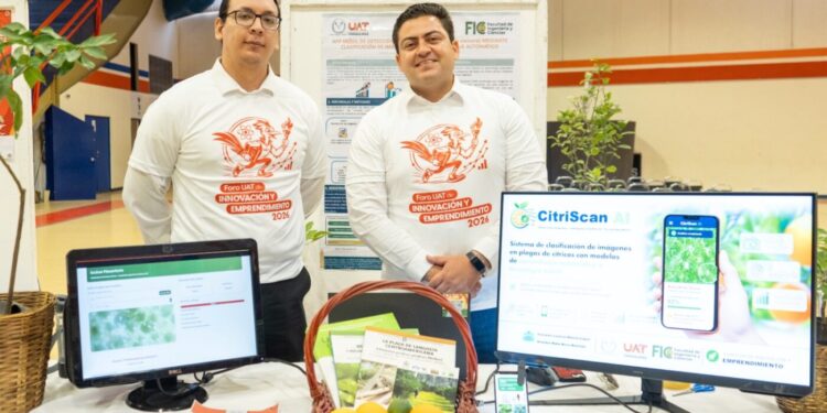 Estudiantes de la UAT desarrollan CitriScan, una innovadora aplicación para proteger la citricultura