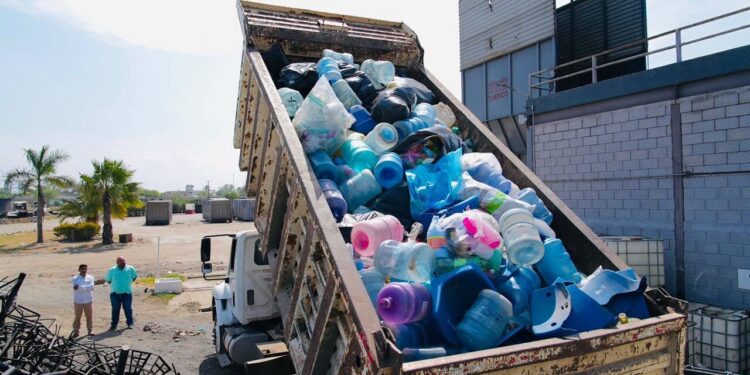 Con la recolección de dos toneladas de plástico, arranca SEDENER la campaña para la Economía Circular en Tamaulipas