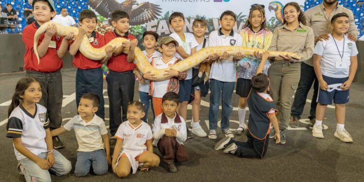 Fomenta SET el conocimiento y la diversión en recorridos escolares en Feria Tamaulipas