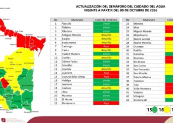 Da seguimiento la Secretaría de Recursos Hidráulicos a la disponibilidad del agua en Tamaulipas