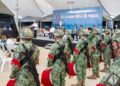 Clausura secretario general de Gobierno exposición militar La Gran Fuerza de México en Tampico