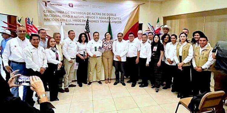 Brinda Tamaulipas certeza jurídica a niñas, niños y adolescentes con doble nacionalidad en El Mante