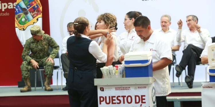Pone en marcha Américo Campaña Estatal de Vacunación 2026