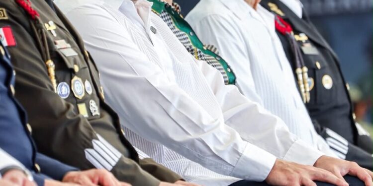 Clausura secretario general de Gobierno exposición militar La Gran Fuerza de México en Tampico