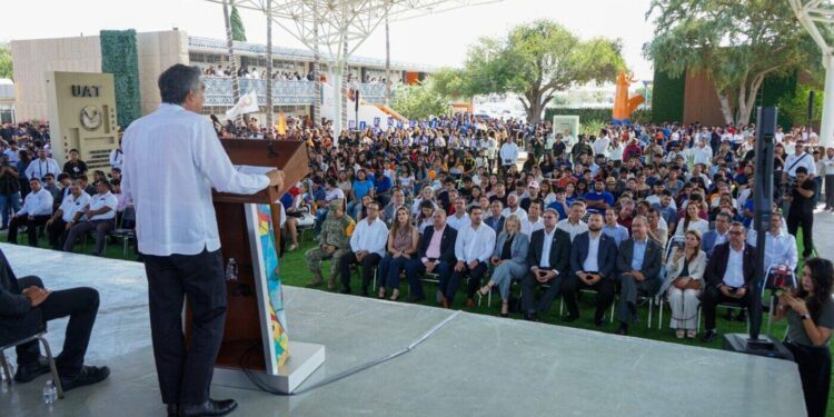 Inauguran Américo y Dámaso nuevos espacios universitarios en Nuevo Laredo