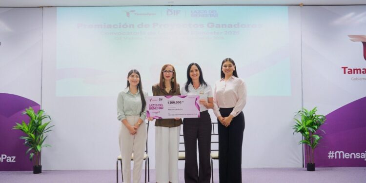 DIF Tamaulipas reconoce y premia a seis asociaciones civiles por su labor social