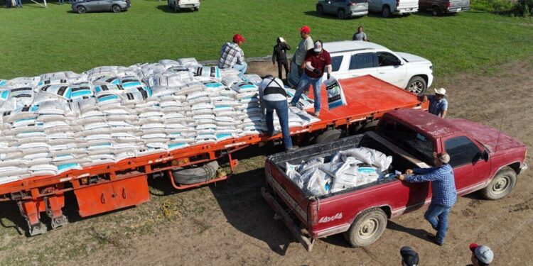 Concluye distribución de 662.5 toneladas de fertilizante a citricultores