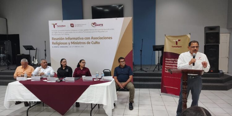 Suma Tamaulipas a organizaciones religiosas en la atención a familias con vínculo migrante